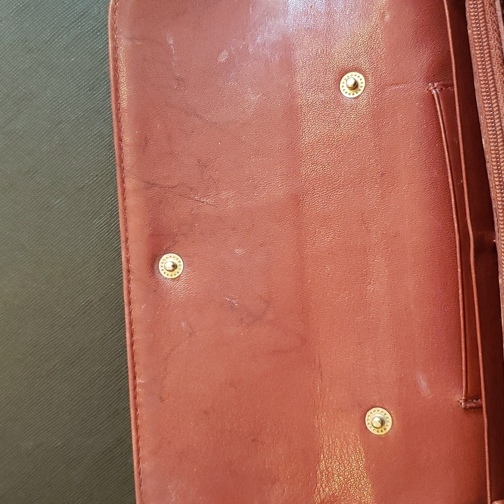 Woman's Talbots Wallet...Rust Color...Free Shippi… - image 5